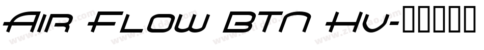 Air Flow BTN Hv字体转换